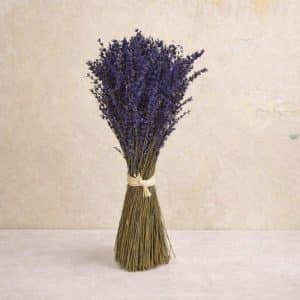 Natural preserved lavender bouquet, timeless floral decor with soft fragrance