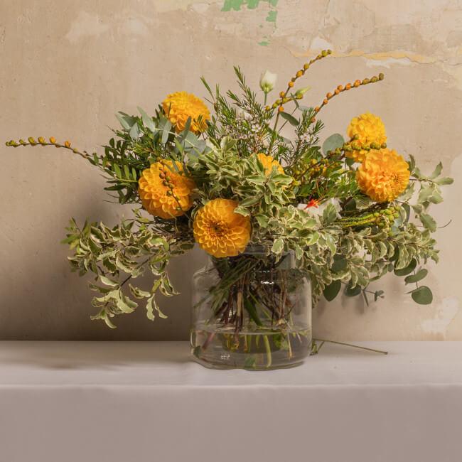 Envío a domicilio de ramo de flores Sol